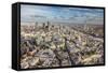 Aerial View from Helicopter, St. Paul's and City of London, London, England-Jon Arnold-Framed Stretched Canvas