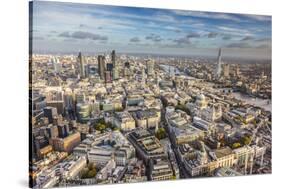 Aerial View from Helicopter, St. Paul's and City of London, London, England-Jon Arnold-Stretched Canvas