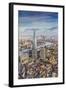 Aerial View from Helicopter, the Shard, London, England-Jon Arnold-Framed Photographic Print