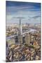 Aerial View from Helicopter, the Shard, London, England-Jon Arnold-Mounted Photographic Print