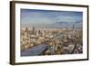 Aerial View from Helicopter, the Shard, London, England-Jon Arnold-Framed Photographic Print