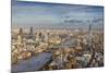 Aerial View from Helicopter, the Shard, London, England-Jon Arnold-Mounted Photographic Print