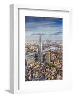 Aerial View from Helicopter, the Shard, London, England-Jon Arnold-Framed Photographic Print