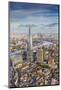 Aerial View from Helicopter, the Shard, London, England-Jon Arnold-Mounted Photographic Print