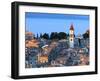 Aerial View from New Fortress on the City with St. Spyridon Church before Sunset, Kerkyra, Corfu Is-Ivan Vdovin-Framed Photographic Print