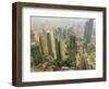 Aerial View from Oriental Pearl Tower of Lujiazui Finance and Trade Zone, Shanghai, China, Asia-Jochen Schlenker-Framed Photographic Print