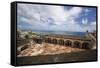 Aerial View from the Fort of San Cristobal-George Oze-Framed Stretched Canvas