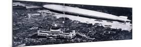 Aerial View from the North West of the Graf Zeppelin Above St Paul's and the River Thames, 1930-null-Mounted Giclee Print