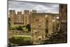 Aerial View from the Old Hall of its Replacement, Hardwick Hall, Near Chesterfield-Eleanor Scriven-Mounted Photographic Print