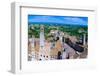 Aerial View from Tuscan City of San Gimignano, Tuscany, Italy-David Ionut-Framed Photographic Print