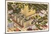 Aerial View, General Motors, Detroit, Michigan-null-Mounted Art Print
