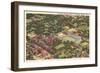 Aerial View, Georgia Tech, Atlanta, Georgia-null-Framed Art Print