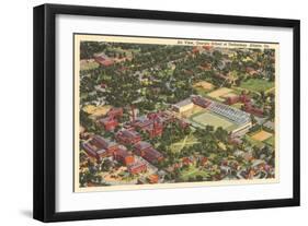 Aerial View, Georgia Tech, Atlanta, Georgia-null-Framed Art Print