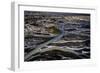 Aerial View in the Fall, Thjorsa River, Iceland-Ragnar Th Sigurdsson-Framed Photographic Print