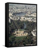 Aerial View Including Buckingham Palace, London, England, United Kingdom-Adam Woolfitt-Framed Stretched Canvas