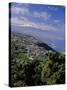 Aerial View Including Mount Teide and Atlantic Coast, Tenerife, Canary Islands, Atlantic, Spain-John Miller-Stretched Canvas