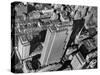 Aerial View Looking Down on 6th Ave. and 50th St. at Towering Rockefeller Center Complex-Margaret Bourke-White-Stretched Canvas