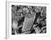 Aerial View Looking Down on 6th Ave. and 50th St. at Towering Rockefeller Center Complex-Margaret Bourke-White-Framed Photographic Print