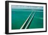 Aerial View Looking West along the Seven Mile Bridge of Us1 to the Florida Keys-FloridaStock-Framed Photographic Print