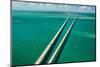 Aerial View Looking West along the Seven Mile Bridge of Us1 to the Florida Keys-FloridaStock-Mounted Photographic Print