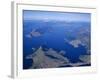 Aerial View, Marlborough Sound, South Island, New Zealand-D H Webster-Framed Photographic Print