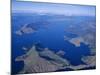 Aerial View, Marlborough Sound, South Island, New Zealand-D H Webster-Mounted Photographic Print