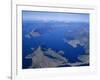 Aerial View, Marlborough Sound, South Island, New Zealand-D H Webster-Framed Photographic Print