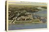 Aerial View, Naval Academy, Annapolis, Maryland-null-Stretched Canvas