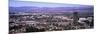 Aerial view of 10 Universal City Plaza in city, Los Angeles, California, USA-null-Mounted Photographic Print