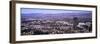 Aerial view of 10 Universal City Plaza in city, Los Angeles, California, USA-null-Framed Photographic Print