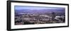 Aerial view of 10 Universal City Plaza in city, Los Angeles, California, USA-null-Framed Photographic Print