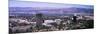 Aerial view of 10 Universal City Plaza in city, Los Angeles, California, USA-null-Mounted Photographic Print