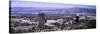 Aerial view of 10 Universal City Plaza in city, Los Angeles, California, USA-null-Stretched Canvas