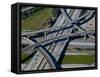Aerial View of 605 and 105 Freeway, Los Angeles, California, USA-null-Framed Stretched Canvas