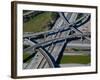 Aerial View of 605 and 105 Freeway, Los Angeles, California, USA-null-Framed Photographic Print