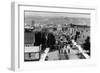 Aerial View of a 4th of July Street Parade - Casper, WY-Lantern Press-Framed Art Print