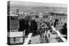 Aerial View of a 4th of July Street Parade - Casper, WY-Lantern Press-Stretched Canvas