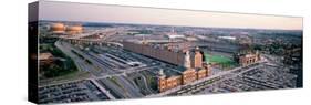 Aerial View of a Baseball Field, Baltimore, Maryland, USA-null-Stretched Canvas