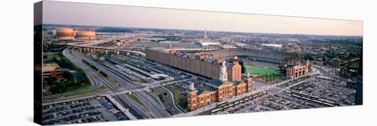 Aerial View of a Baseball Field, Baltimore, Maryland, USA-null-Stretched Canvas