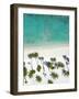 Aerial view of a beach in Maldives, Indian Ocean, Asia-Sakis Papadopoulos-Framed Photographic Print