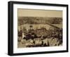 Aerial View of a Bridge over the Bosporus in Istanbul-null-Framed Photographic Print