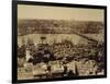 Aerial View of a Bridge over the Bosporus in Istanbul-null-Framed Photographic Print