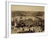 Aerial View of a Bridge over the Bosporus in Istanbul-null-Framed Photographic Print