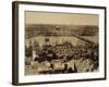 Aerial View of a Bridge over the Bosporus in Istanbul-null-Framed Photographic Print