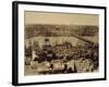 Aerial View of a Bridge over the Bosporus in Istanbul-null-Framed Photographic Print