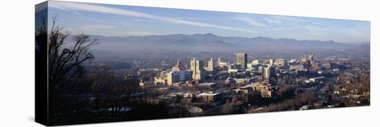 Aerial View of a City, Asheville, Buncombe County, North Carolina, USA-null-Stretched Canvas