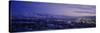 Aerial View of a City at Dusk, Salt Lake City, Utah, USA-null-Stretched Canvas