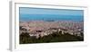 Aerial View of a City, Barcelona, Catalonia, Spain-null-Framed Photographic Print