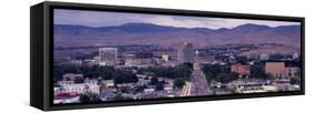 Aerial View of a City, Boise, Idaho, USA-null-Framed Stretched Canvas