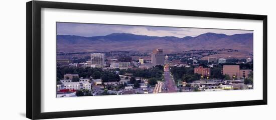 Aerial View of a City, Boise, Idaho, USA-null-Framed Photographic Print